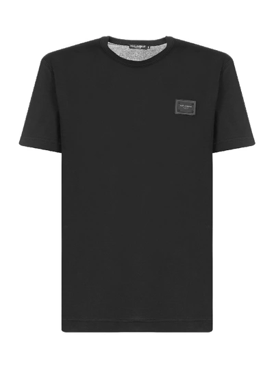 Shop Dolce & Gabbana Short Sleeve T-shirt In Nero