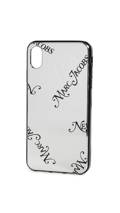 Shop Marc Jacobs Iphone Xs Max Case In Silver