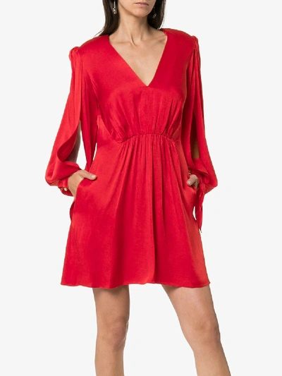 Shop Haney Joplin Mini Dress In Red