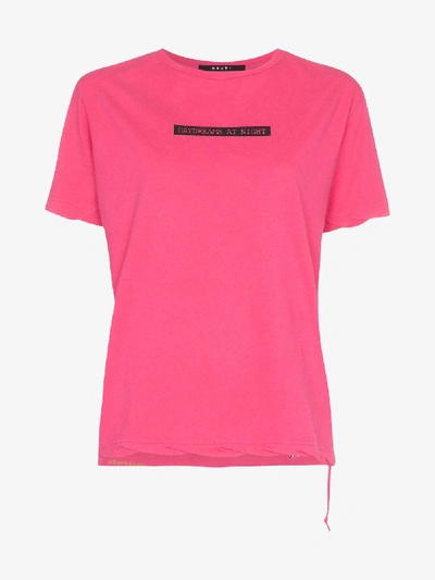 Shop Ksubi Day Dreams Cotton T-shirt In Pink