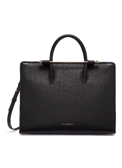 Shop Strathberry 'the ' Leather Tote In Black