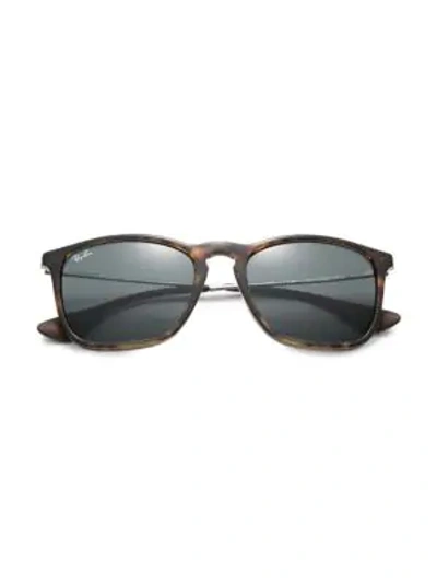 Shop Ray Ban Rb4187 54mm Chris Square Sunglasses In Havana Silver