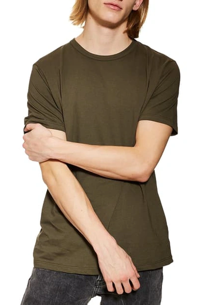 Shop Topman 3-pack Classic Fit Crewneck T-shirts In Olive Multi