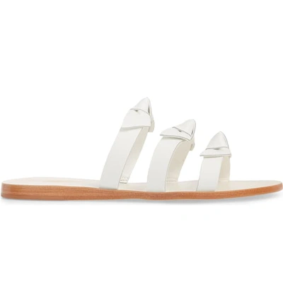 Shop Kaanas Recife Knotted Slide Sandal In White