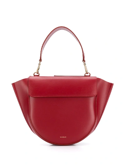 Shop Wandler Hortensia Medium Bag - Red