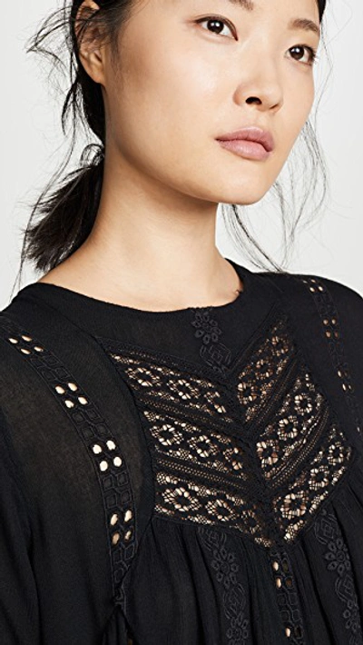 Shop Free People Kiss Kiss Tunic In Black