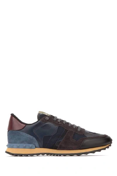 Shop Valentino Rockrunner Camouflage Sneakers In Multi