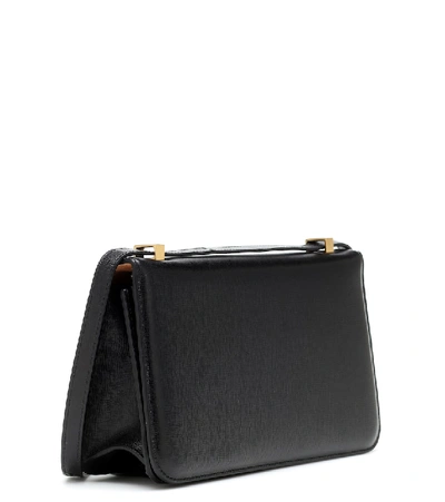Shop Bottega Veneta Bv Classic Leather Shoulder Bag In Black