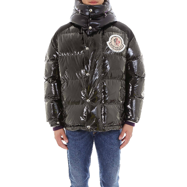 Moncler Genius Moncler X Palm Angels Padded Jacket In Black | ModeSens