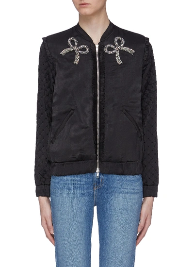 Needle and thread bomber jacket hot sale