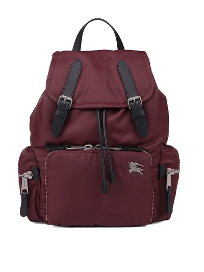 Shop Burberry The Medium Rucksack In Red