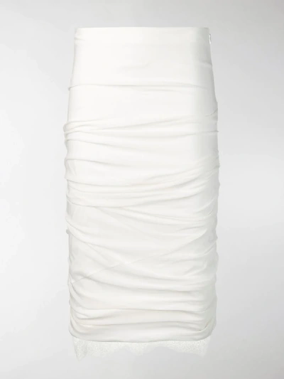 Shop Tom Ford Fitted Pencil Skirt In White