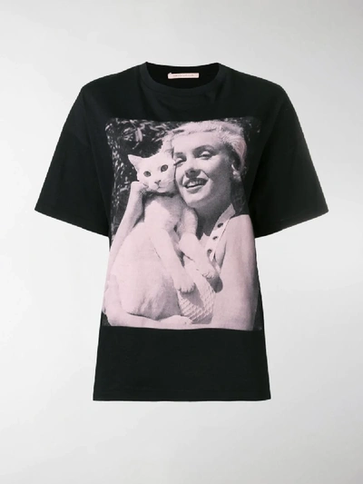 Shop Christopher Kane Marilyn T-shirt In Black