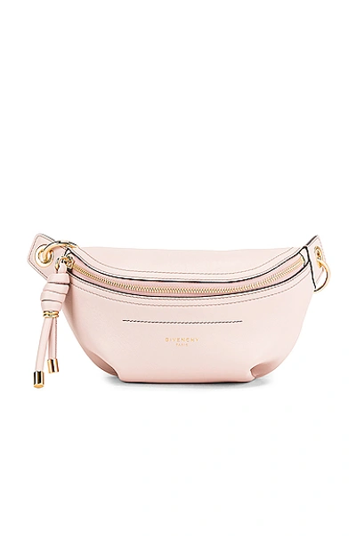 Shop Givenchy Contrast Mini Whip Belt Bag In Pale Pink