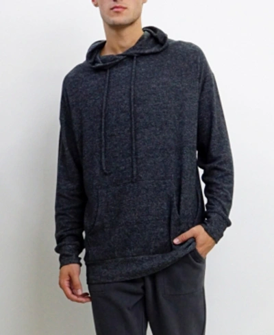 Shop Coin 1804 Men's Ultra Soft Lightweight Long-sleeve Hoodie In Charcoal