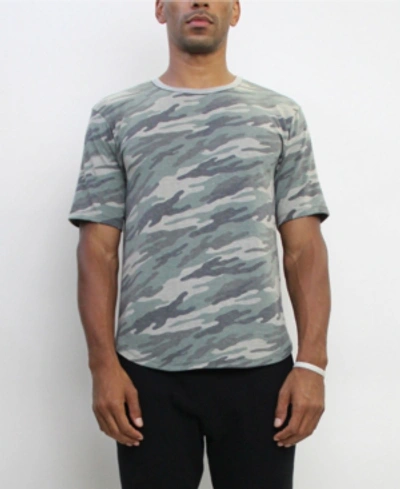 Shop Coin 1804 Men's Ultra Soft Lightweight Camo T-shirt In Army Camo