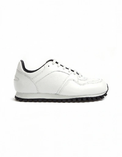 Shop Spalwart Marathon Trail Low Leather White Sneakers