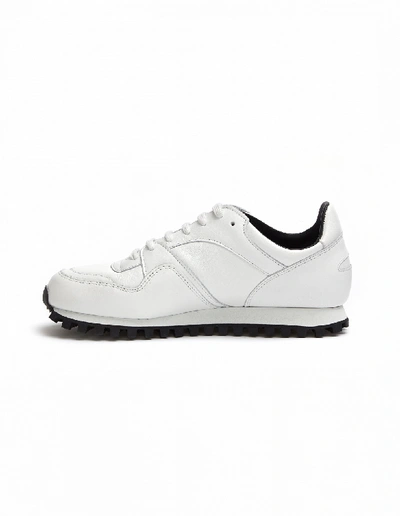Shop Spalwart Marathon Trail Low Leather White Sneakers