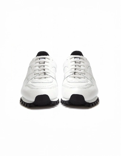Shop Spalwart Marathon Trail Low Leather White Sneakers