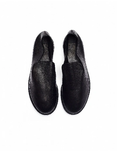 Shop Guidi Black Leather Loafers