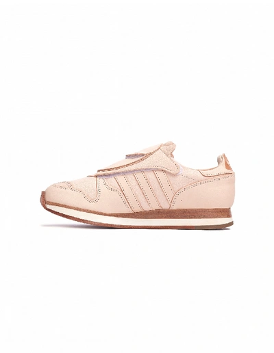 Shop Hender Scheme Adidas Micropacer Leather Sneakers In Beige