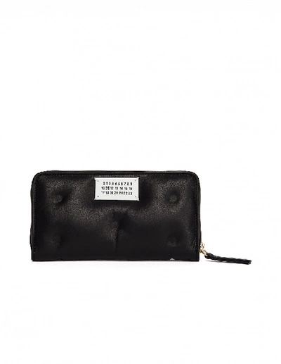 Shop Maison Margiela Black Glam Slam Leather Wallet