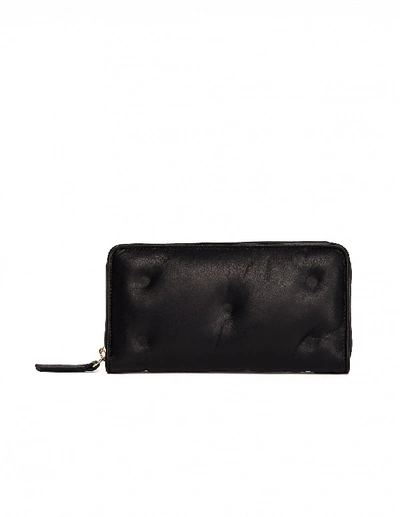 Shop Maison Margiela Black Glam Slam Leather Wallet