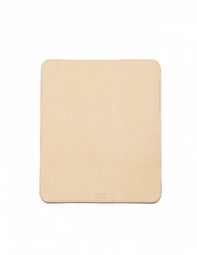 Shop Isaac Reina Beigeleather Ipad Case