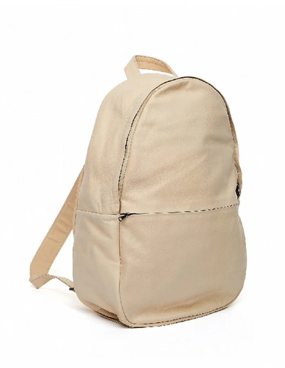 Shop Isaac Reina Ultra Soft Beige Leather Backpack