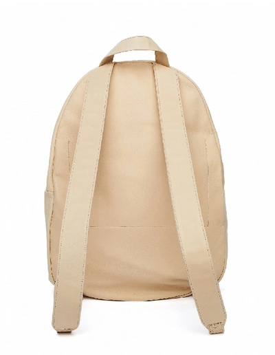 Shop Isaac Reina Ultra Soft Beige Leather Backpack