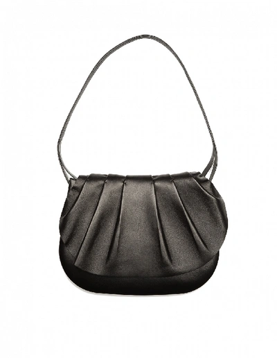 Shop The Row Fan 12 Leather Bag In Black