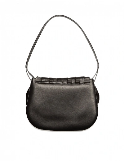Shop The Row Fan 12 Leather Bag In Black