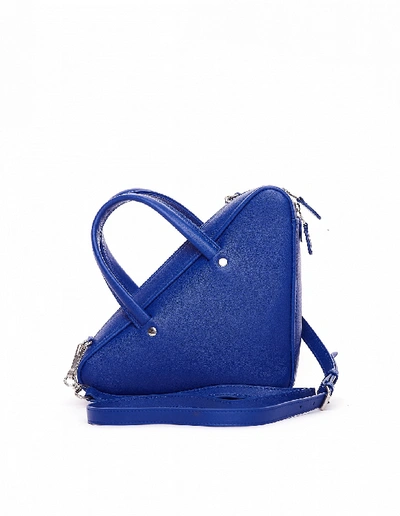 Shop Balenciaga Blue Triangle Duffle Bag Xs
