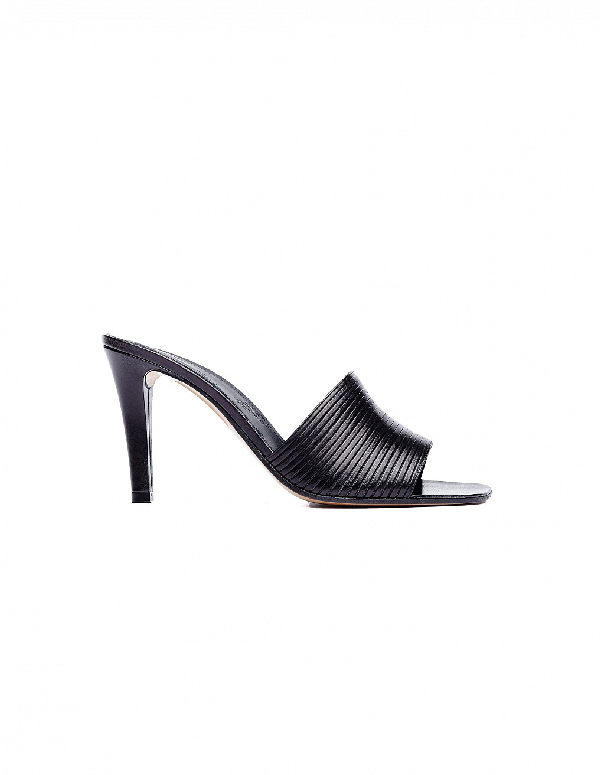 open toe mules