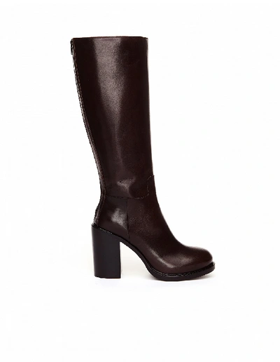 Shop A.f.vandevorst Brown Leather Heeled Boots