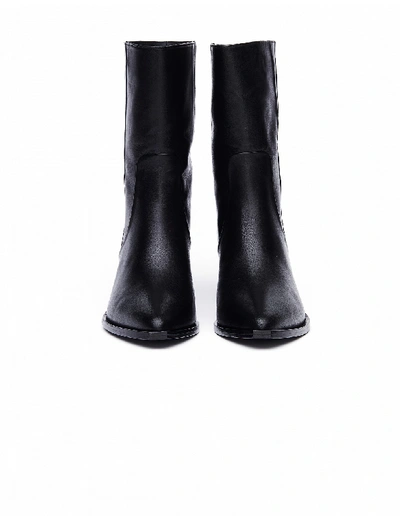 Shop A.f.vandevorst Black Leather Ankle Boots