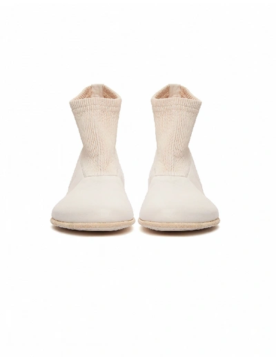Shop Guidi White Leather Boots