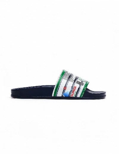 Shop Vetements Water Bottle-print Slides