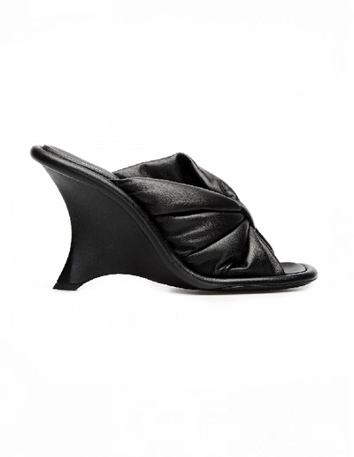 Shop Balenciaga Leather Mules In Black