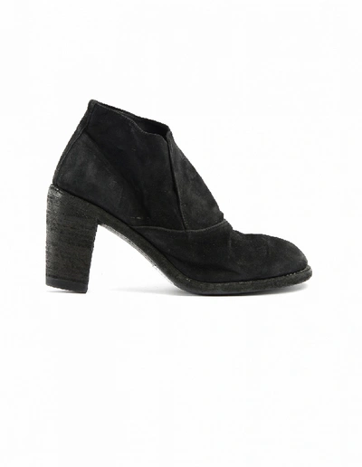 Shop Guidi Suede Ankle Boots In Black