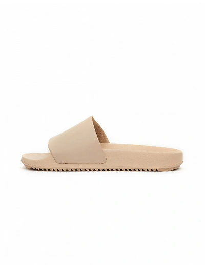 Shop Rick Owens Drkshdw Beige Rubber Slides