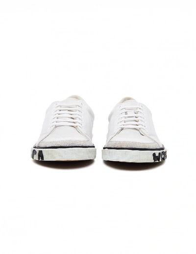 Shop Balenciaga White Leather Match Sneakers