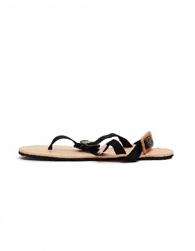 Hender Scheme Black & Natural Devise Strap Sandals In Beige