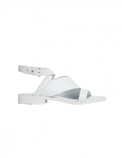 Shop A.f.vandevorst White Leather Sandals