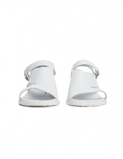 Shop A.f.vandevorst White Leather Sandals