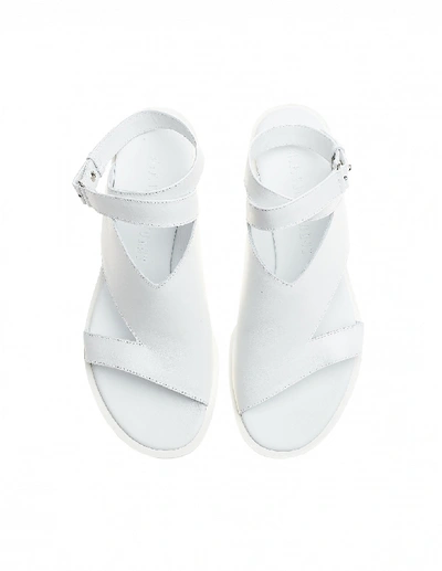 Shop A.f.vandevorst White Leather Sandals