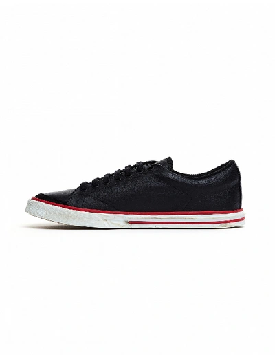 Shop Balenciaga Black Leather Match Sneakers