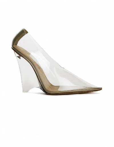 Shop Yeezy Clear Pvc Pumps In White