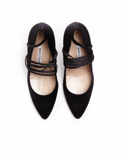 Shop Vetements X Manolo Blahnik Pumps In Black