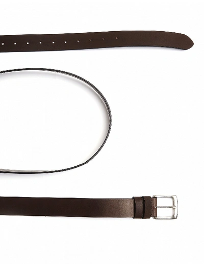 Shop Vetements Leather Belt In Brown